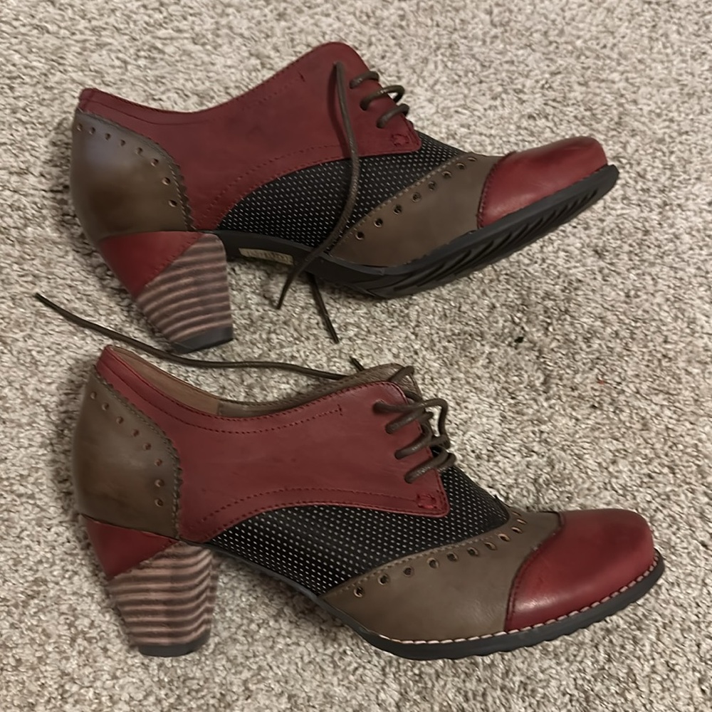 L’artiste Spring Step Brynn Dark Red Multi Lace U… - image 3